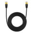 Szybki cienki kabel sieciowy RJ45 cat. 7 10Gbps 3m czarny