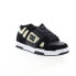 DC Stag 320188-TG2 Mens Black Suede Lace Up Skate Inspired Sneakers Shoes