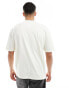 ASOS DESIGN oversized t-shirt in white with yacht chest print