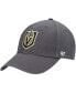 ფოტო #2 პროდუქტის Men's Charcoal Vegas Golden Knights Legend MVP Adjustable Hat