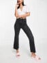 Фото #1 товара Stradivarius crop flare jean in black