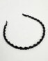 Фото #2 товара invisibobble HAIRHALO Headband - Black Sparkle