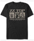 Фото #1 товара ZZ Top Men's Tres Hombres Most Wanted Portraits Short Sleeve T-Shirt