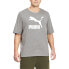 Фото #1 товара Футболка мужская PUMA Classics Logo Crew Neck Short Sleeve 100% хлопок цвета серый