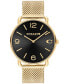 Unisex Elliot Gold-Tone Stainless Steel Mesh Bracelet Watch 41mm