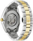 ფოტო #3 პროდუქტის Men's Automatic Surveyor Gold-Tone Stainless Steel Bracelet Watch 42mm