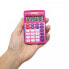 Фото #3 товара Jakob Maul GmbH MAUL MJ 450 - Pocket - Display - 8 digits - 1 lines - Battery - Pink