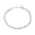 Фото #1 товара Glittering silver bracelet with zircons BRC16W