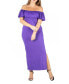 Фото #1 товара Платье макси с открытыми плечами 24seven Comfort Apparel
