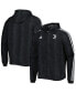 Фото #1 товара Men's Charcoal Juventus DNA Raglan Full-Zip Hoodie Windbreaker Jacket