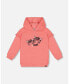 Фото #1 товара Toddler Girls Super Soft Hooded Tunic With Frill Coral - Toddler|Child