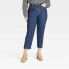 Фото #3 товара Women's High-Rise Vintage Straight Jeans - Universal Thread