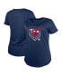 Women's Navy Chicago Cubs Americana T-Shirt Синий, XS - фото #1