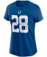 ფოტო #3 პროდუქტის Women's Jonathan Taylor Royal Indianapolis Colts Name Number T-shirt