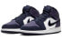 Jordan Air Jordan 1 Mid Sanded Purple 桑德紫 中帮 复古篮球鞋 GS 黑紫脚趾 / Кроссовки Jordan Air Jordan 554725-445