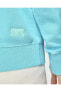 Fc Barcelona Fransız Havlu Kumaşı Mavi Erkek Kapüşonlu Swearshirt Dc7277
