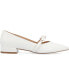 ფოტო #2 პროდუქტის Women's Cait Bow Mary Jane Pointed Toe Flats