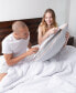 Comfort Zip Down Alternative Allergen Barrier Pillow, Jumbo