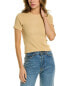 Donni. Rib Baby T-Shirt Women's Beige Xxs