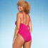 Фото #2 товара Women's Square Neck Pucker High Leg One Piece Swimsuit - Shade & Shore