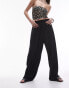 Фото #1 товара Topshop plisse balloon leg trouser in black