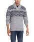 Фото #1 товара Men's Norwegian Shawl Collar Sweater