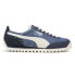 Фото #1 товара Puma Fast Rider Navy PackDenim Lace Up Mens Blue Sneakers Casual Shoes 39683501