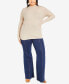 ფოტო #6 პროდუქტის Plus Size Sina High Neck Sweater