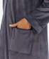 ფოტო #3 პროდუქტის Women's Zip-Front Velour Ballet Robe