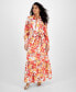 ფოტო #1 პროდუქტის Women's Pru Floral Maxi Shirt Dress
