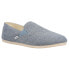 TOMS Redondo Slip On Womens Blue Flats Casual 10018307T