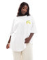 ASOS DESIGN Curve oversized t-shirt with Amalfi lemon graphic