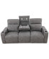 Фото #1 товара Greymel 84" Zero Gravity Fabric Sofa with Power Headrests, Created for Macy's