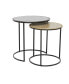 Фото #3 товара Aluminum Industrial Accent Table, Set of 2