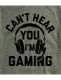 Фото #2 товара Hybrid Apparel Can't Hear You Gaming Men's Short Sleeve Tee