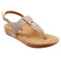 Фото #4 товара Softwalk Brea S2104-058 Womens Gray Wide Leather Slingback Sandals Shoes