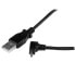 Фото #4 товара StarTech.com 2m Micro USB Cable - A to Up Angle Micro B - 2 m - USB A - Micro-USB B - USB 2.0 - Male/Male - Black