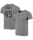 ფოტო #2 პროდუქტის Men's Gerrit Cole Heathered Gray New York Yankees Name Number Tri-Blend T-shirt