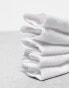 Фото #6 товара ASOS DESIGN 5 pack trainer socks in white