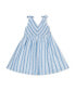 ფოტო #1 პროდუქტის Girls' Sleeveless Bow Shoulder Swing Dress, Infant