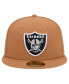 Фото #2 товара Men's Tan Las Vegas Raiders Color Pack 59FIFTY Fitted Hat with Side Patch