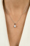 Фото #2 товара Charming pearl pendant with zircons PT88R