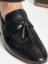 Schuh ryan tassel loafers in black leather