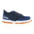 DC Clocker 2 Cafe ADYS100749-DN1 Mens Blue Suede Skate Sneakers Shoes