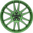 Фото #2 товара Колесный диск литой Alutec Monstr металлический-зеленый 7.5x18 ET40 - LK5/100 ML63.3
