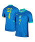 Men's Vini Jr. Blue Brazil National Team 2024 Away Replica Jersey Синий, XL - фото #1