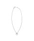 Women's Kariana Silver Crystal Circle Necklace