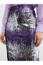 Фото #11 товара Юбка женская Koton - Миди юбка с паетками и блестками