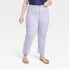 Фото #1 товара Women's High-Rise 90's Slim Straight Jeans - Universal Thread Purple 22