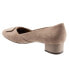 Фото #5 товара Trotters Delse T1852-135 Womens Brown Narrow Suede Pumps Heels Shoes